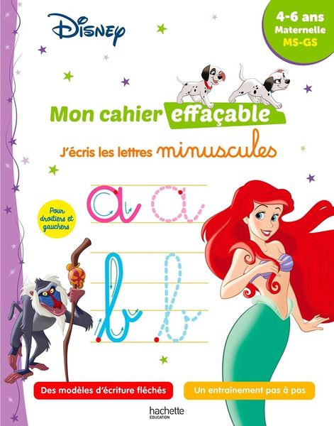 Produktbild: Disney : mon cahier effa&ccedil;able : j'&eacute;cris les lettres minuscules