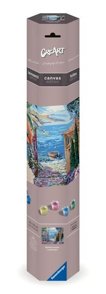 Produktbild: CreArt Canvas Leinwand - Mediterrane Landschaft