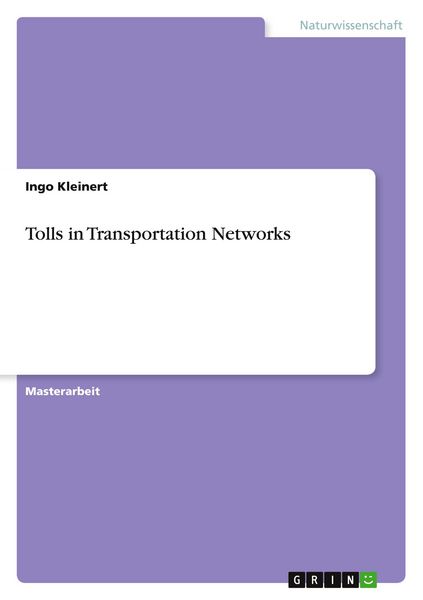Produktbild: Tolls in Transportation Networks