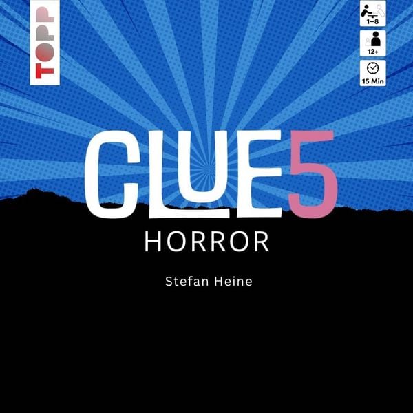 Produktbild: CLUE5 #Horror. 5 Hinweise, nur eine L&ouml;sung. Das Trend-Quiz f&uuml;r deine Tasche