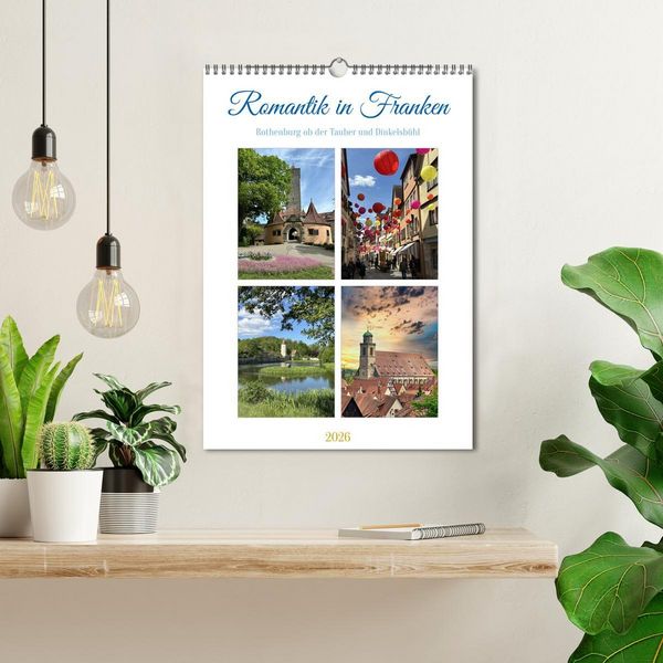 Produktbild: Romantik in Franken (Wandkalender 2026 DIN A3 hoch), CALVENDO Monatskalender