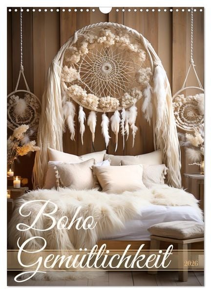 Produktbild: Boho Gem&uuml;tlichkeit (Wandkalender 2026 DIN A3 hoch), CALVENDO Monatskalender