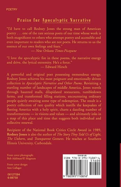 Produktbild: Apocalyptic Narrative and Other Poems