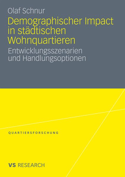 Produktbild: Demographischer Impact in st&auml;dtischen Wohnquartieren