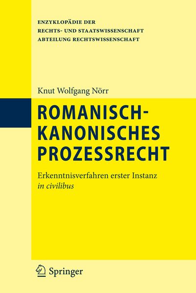 Produktbild: Romanisch-kanonisches Prozessrecht