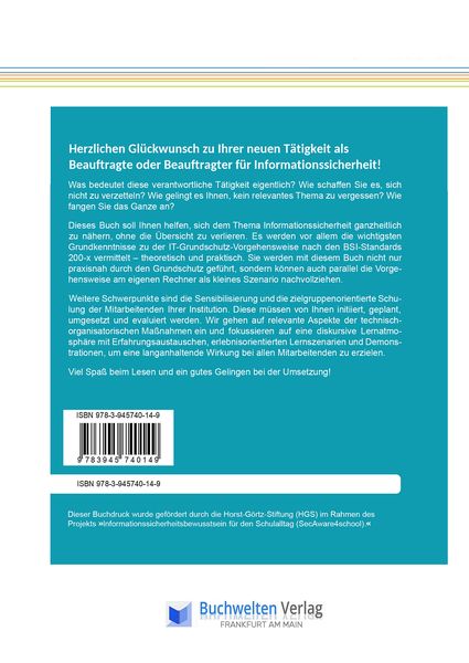 Produktbild: Informationssicherheitsbeauftragte: Aufgaben, notwendige Qualifizierung und Sensibilisierung praxisnah erkl&auml;rt
