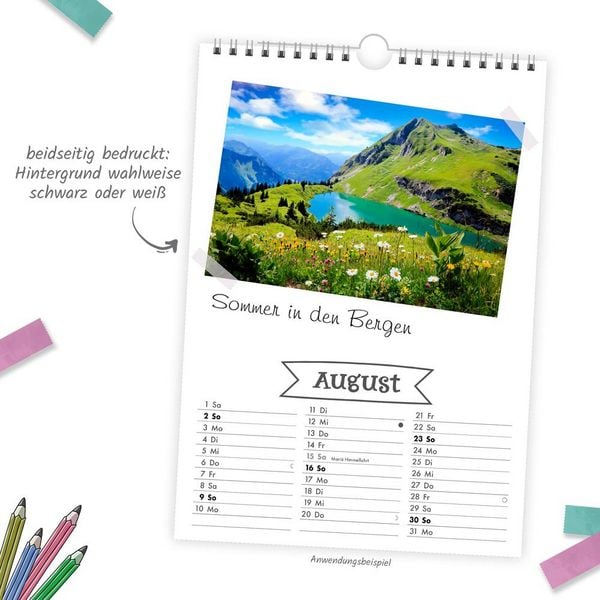 Produktbild: Trötsch Foto- und Bastelkalender A4 2026