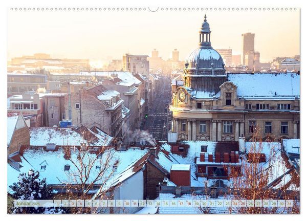 Produktbild: Zagreb - Kroatiens zauberhafte Hauptstadt (Wandkalender 2026 DIN A2 quer), CALVENDO Monatskalender