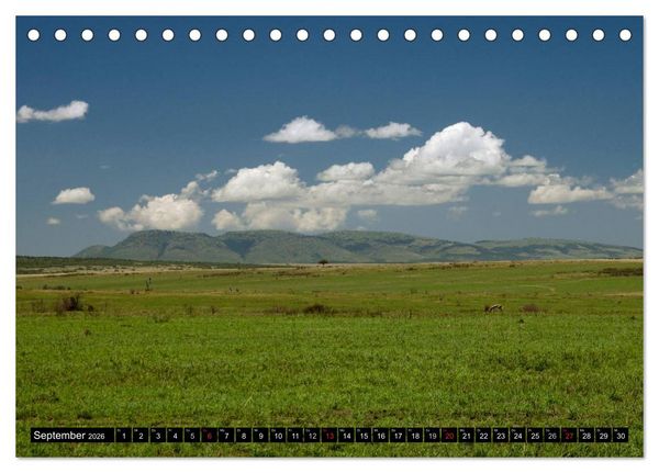 Produktbild: Kenia einmal anders (Tischkalender 2026 DIN A5 quer), CALVENDO Monatskalender
