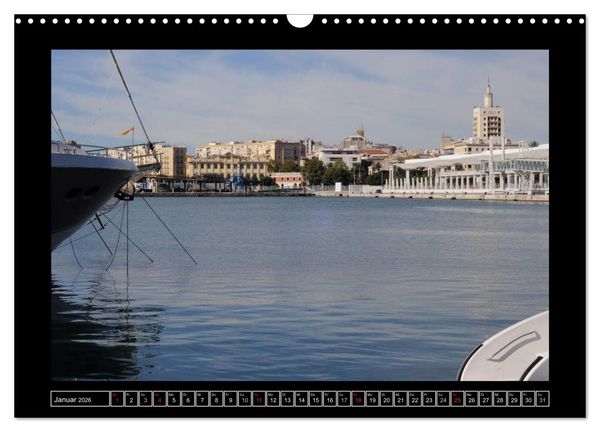 Produktbild: M&aacute;laga - 50mm (Wandkalender 2026 DIN A3 quer), CALVENDO Monatskalender