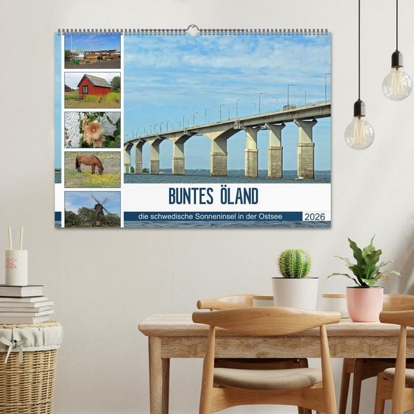 Produktbild: BUNTES &Ouml;LAND (Wandkalender 2026 DIN A2 quer), CALVENDO Monatskalender
