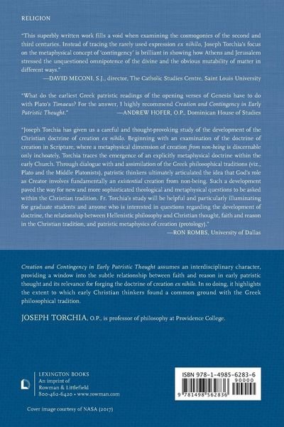 Produktbild: Creation and Contingency in Early Patristic Thought