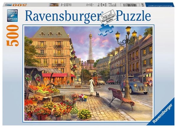 Puzzle Ravensburger Spaziergang durch Paris 500 Teile