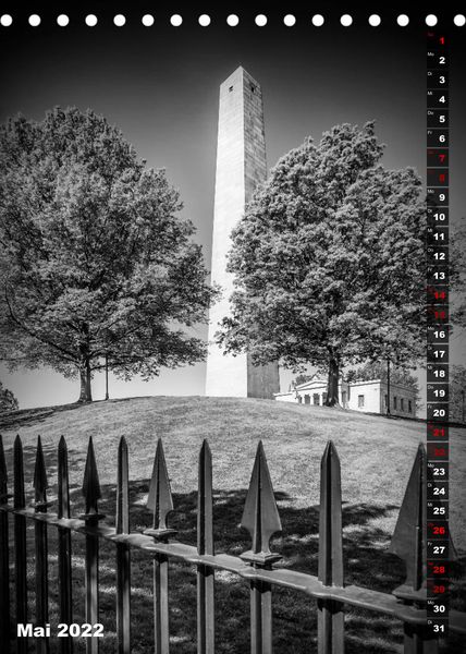 Produktbild: BOSTON Monochrome Impressionen (Tischkalender 2022 DIN A5 hoch)
