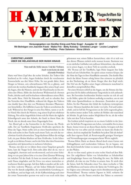 Produktbild: Hammer + Veilchen Nr. 12