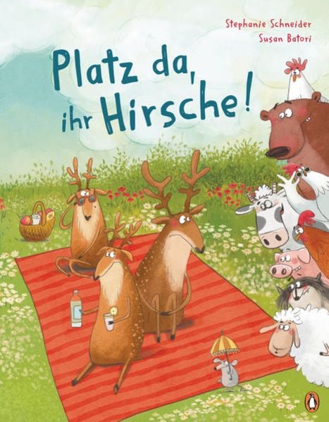 Platz da, ihr Hirsche!, Gebundene Ausgabe von Stephanie Schneider, Penguin Junior, 978-3-328-30051-9