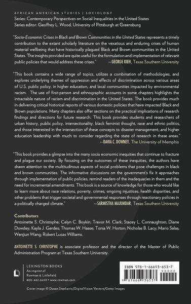 Produktbild: Socio-Economic Crises in Black and Brown Communities in the United States