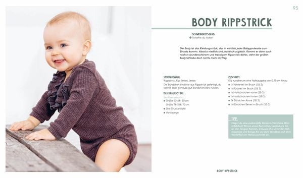 Produktbild: Hej. Minimode &ndash; Kleidung n&auml;hen f&uuml;r Babys und Kleinkinder