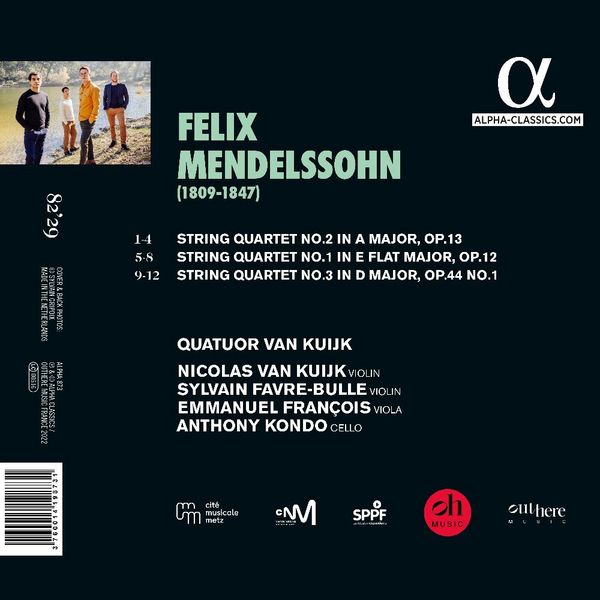 Produktbild: Die Streichquartette Vol.1