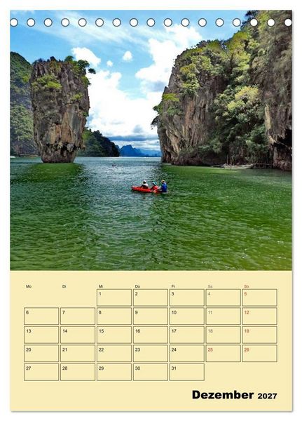 Produktbild: S&uuml;dthailand (Tischkalender 2027 DIN A5 hoch), CALVENDO Monatskalender