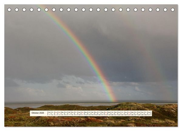 Produktbild: Faszination Sylt (Tischkalender 2026 DIN A5 quer), CALVENDO Monatskalender