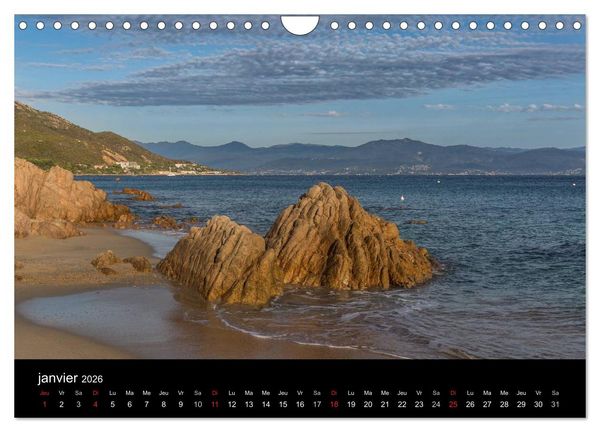 Produktbild: Les plus belles plages de Corse (Calendrier mural 2026 DIN A4 vertical), CALVENDO calendrier mensuel