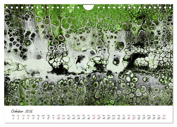 Produktbild: Your abstract colourful year (Wall Calendar 2026 DIN A4 landscape), CALVENDO 12 Month Wall Calendar