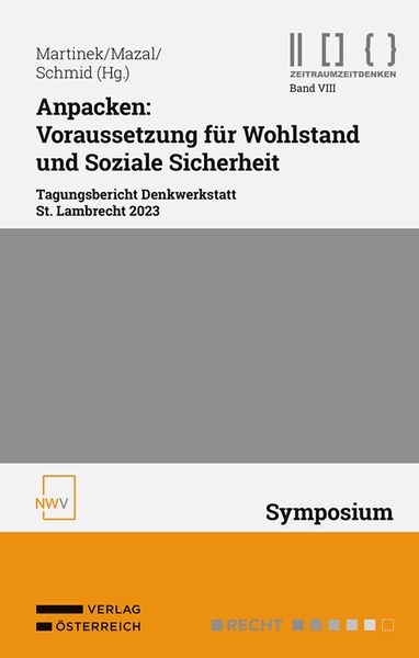 Produktbild: Anpacken: Voraussetzung f&uuml;r Wohlstand und Soziale Sicherheit