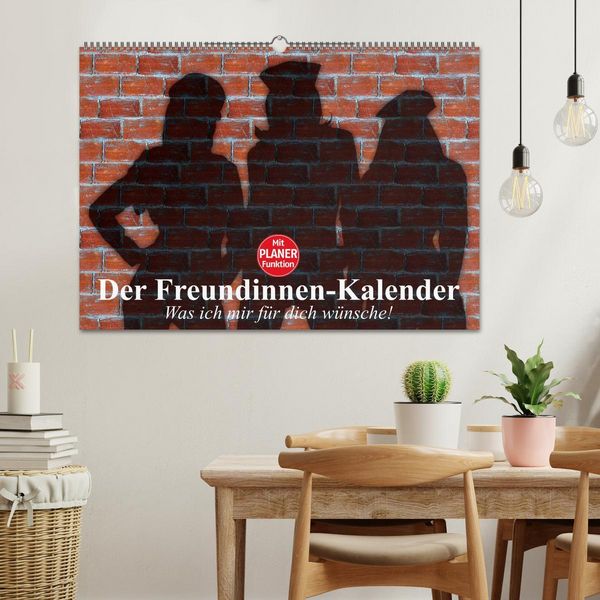 Produktbild: Der Freundinnen-Kalender. Was ich mir f&uuml;r dich w&uuml;nsche! (Wandkalender 2026 DIN A2 quer), CALVENDO Monatskalender