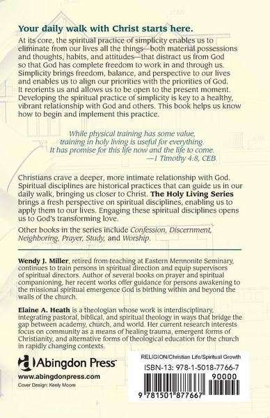 Produktbild: Holy Living: Simplicity