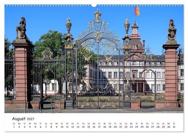 Produktbild: Hanau Kurpark und Kesselstadt (Wandkalender 2027 DIN A2 quer), CALVENDO Monatskalender