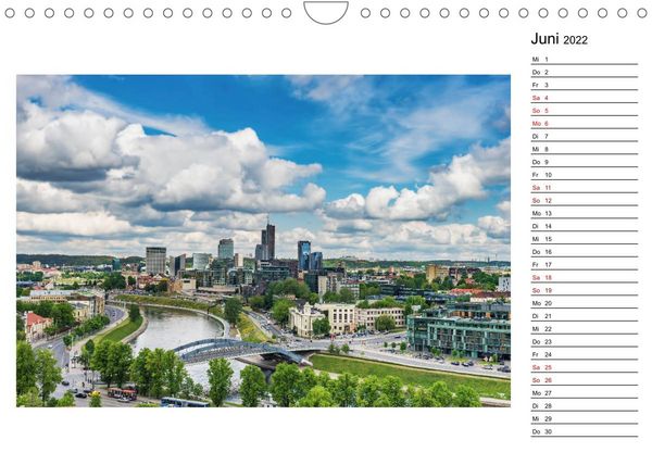 Produktbild: Ein Wochenende in Vilnius (Wandkalender 2022 DIN A4 quer)