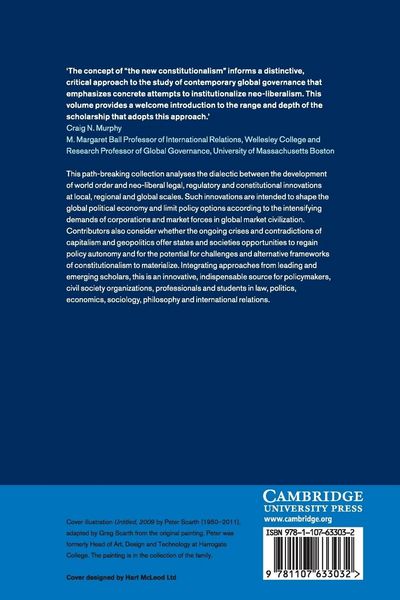 Produktbild: New Constitutionalism and World Order