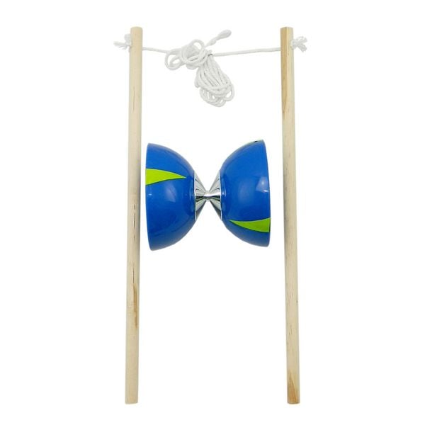 Diabolo Set blau/grün