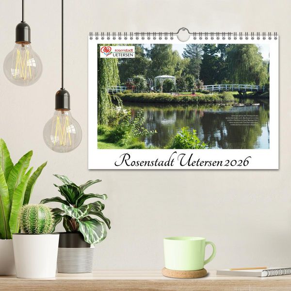 Produktbild: Rosenstadt Uetersen (Wandkalender 2026 DIN A4 quer), CALVENDO Monatskalender