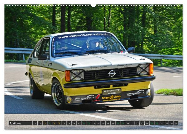 Produktbild: OLDTIMER BERGRENNEN - OPEL AM START (hochwertiger Premium Wandkalender 2026 DIN A2 quer), Kunstdruck in Hochglanz