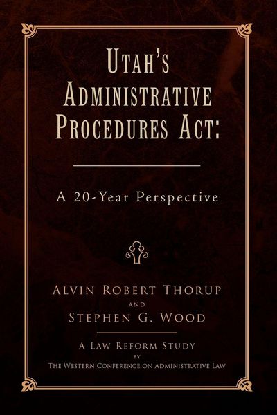 Produktbild: Utah's Administrative Procedures ACT