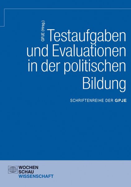 Produktbild: Testaufgaben und Evaluationen in der politischen Bildung