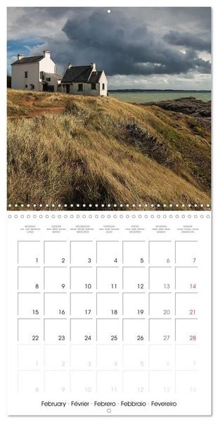 Produktbild: Bretagne Paysages c&ocirc;tiers (Calendrier mural carr&eacute; 2027 30x30 cm) Calendrier double avec une page pour vos prises de notes