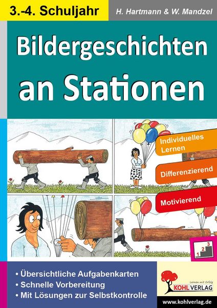 Produktbild: Bildergeschichten an Stationen 3/4