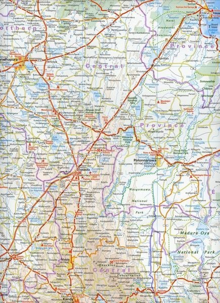 Reise Know-How Landkarte Sri Lanka (1:500.000)