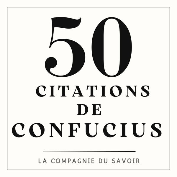 50 citations de Confucius - Confucius, Audio, 9782821180154