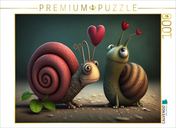 Produktbild: CALVENDO Puzzle Lieblingsschnecke | 1000 Teile Lege-Gr&ouml;&szlig;e 64x48cm Foto-Puzzle f&uuml;r gl&uuml;ckliche Stunden