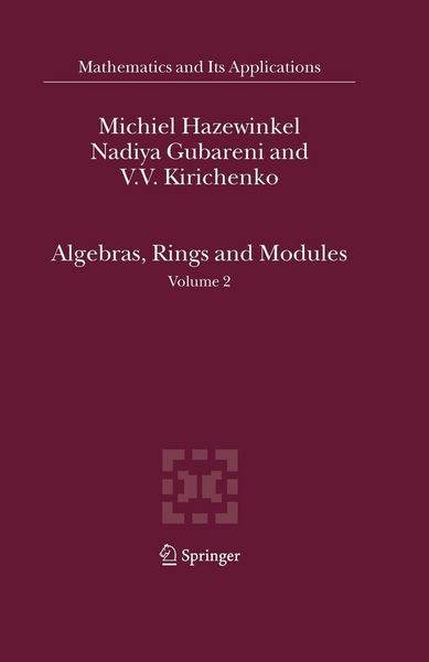 Produktbild: Algebras, Rings and Modules