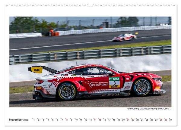 Produktbild: Wilde Mustangs am N&uuml;rburgring (Wandkalender 2026 DIN A2 quer), CALVENDO Monatskalender