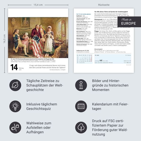 Produktbild: Chronik Tagesabrei&szlig;kalender 2027 - Kulturkalender - Personen, Ereignisse, Schaupl&auml;tze