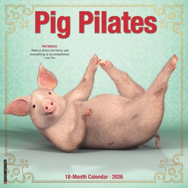 Produktbild: Pig Pilates 2026 Wall Calendar