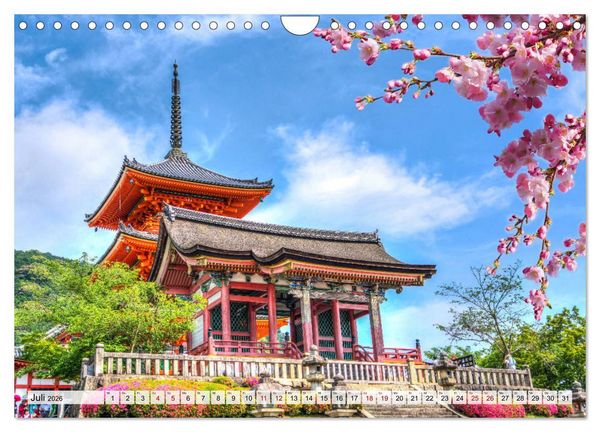 Produktbild: Exotische Bilderreise durch Japan (Wandkalender 2026 DIN A4 quer), CALVENDO Monatskalender