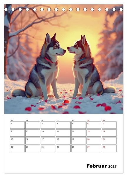 Produktbild: Die leisen Stimmen der Tiere (Tischkalender 2027 DIN A5 hoch), CALVENDO Monatskalender