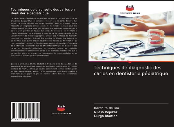 Produktbild: Techniques de diagnostic des caries en dentisterie p&eacute;diatrique